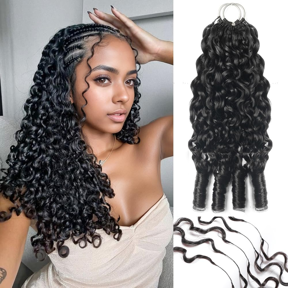 CM™ Burmese Curly Crochet Human Hair Extensions